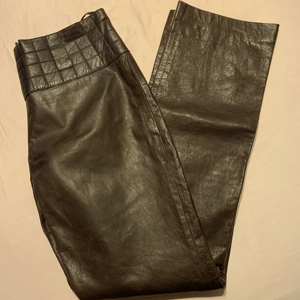 Chanel Leather Pants